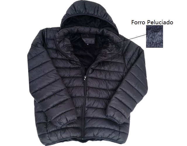 Jaqueta Grandbazar Adulto Extra Grande Masculina Matelassê Capuz