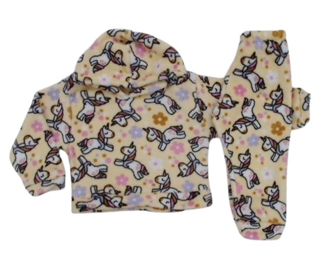 Pijama Filitex Primeiros Passos Feminino Peluciado Capuz