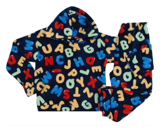 Pijama Filitex Infantil Masculino Peluciado Capuz
