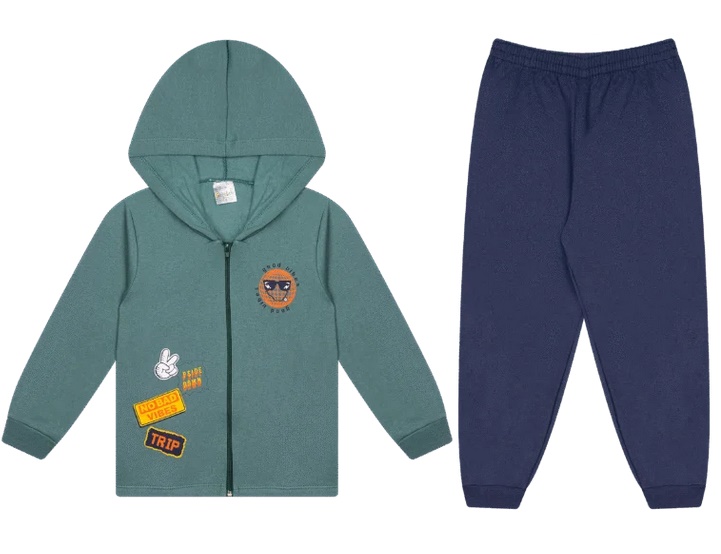 Conjunto Catolele Infantil Masculino Moletom Capuz