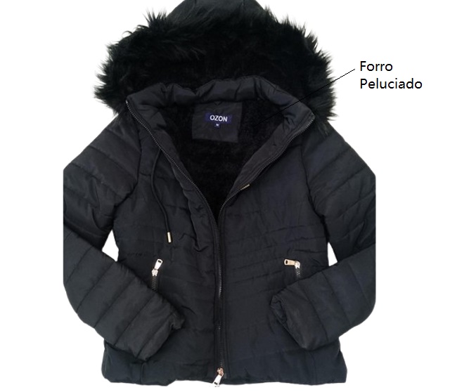 Jaqueta Ozon Adulto Feminina Nylon Matelassê Capuz