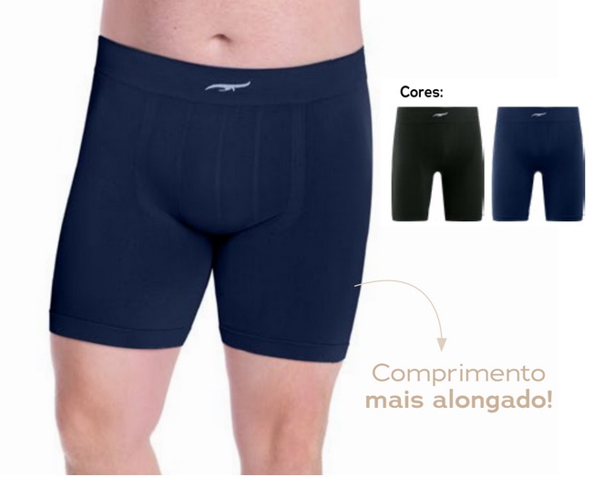 Cueca-boxer Zeerucci Adulto Extra Grande Poliamida S/costura