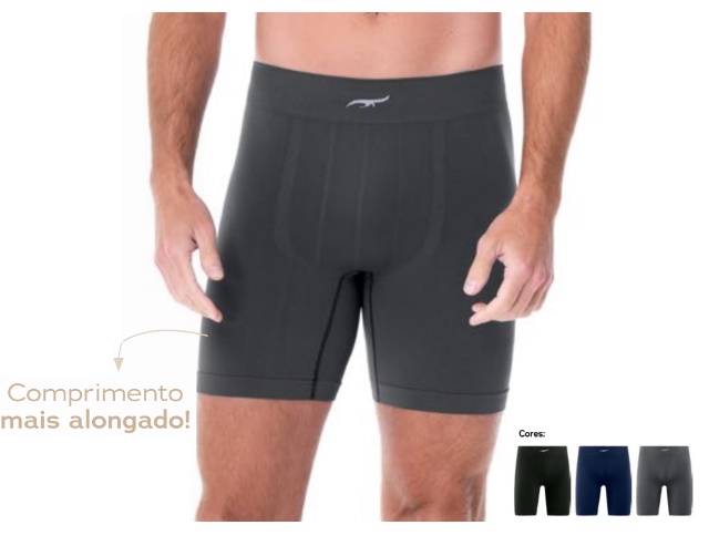 Cueca-boxer Zeerucci Adulto Poliamida S/costura