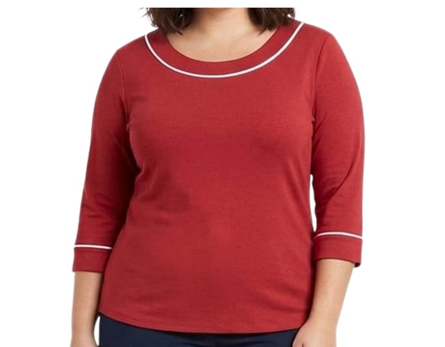 Blusa Vestbem Adulto Extra Grande Feminina Manga 3/4 Viscolycra