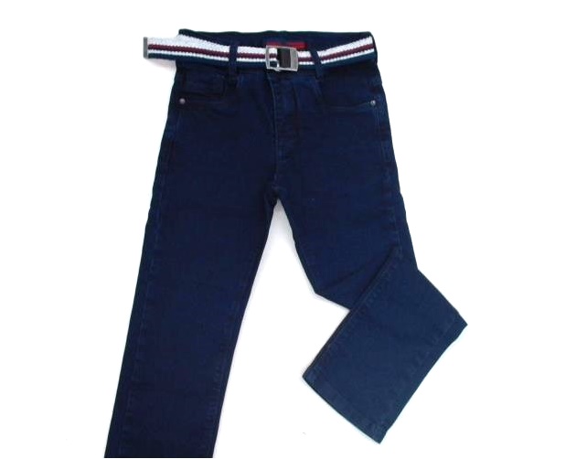 Calça Perbol Infantil Masculina Jeans Lycra Cinto