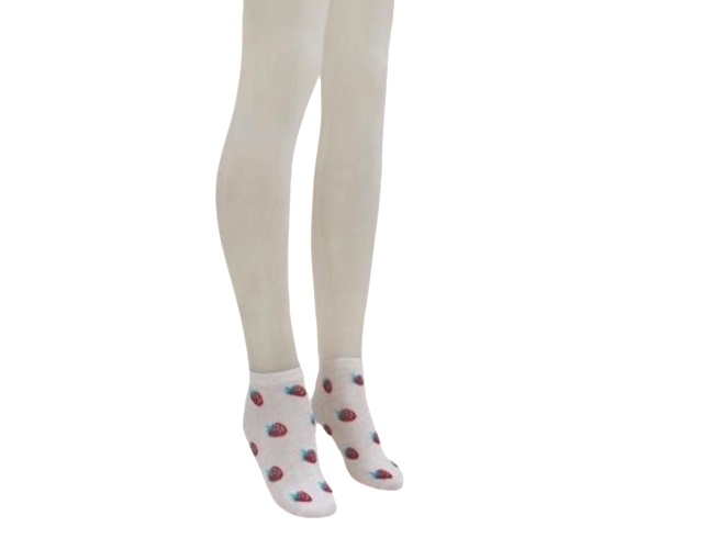 Meia Bestsocks Adulto Feminina Soquete Estampada (c/3)