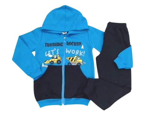 Conjunto Popin Infantil Masculino Moletom Capuz