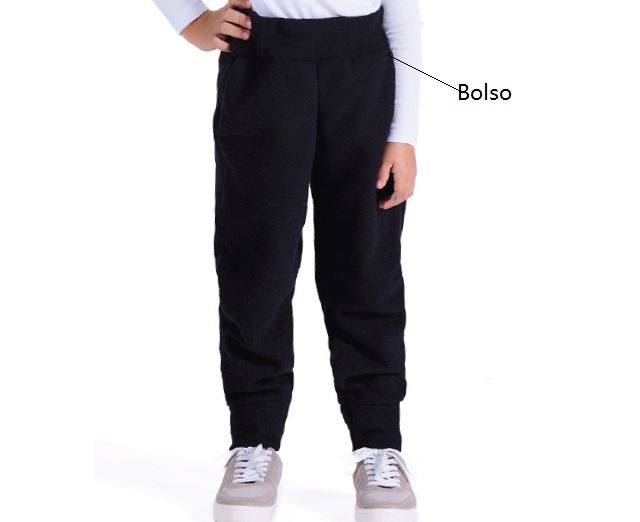 Calça Trin Infantil Feminina Bouclé Flanelada 2bolsos