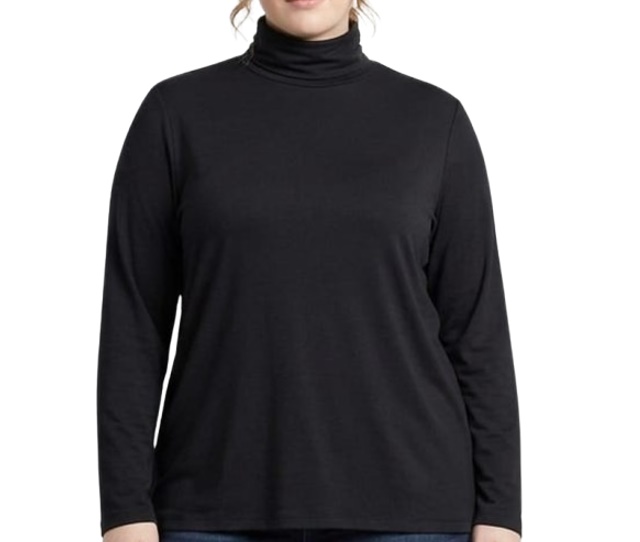 Blusa Ita Adulto Extra Grande Feminina Manga Longa Poliéster Térmica Gola Alta