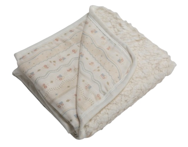Cobertor Papi Bebe Soft Sherpa C/viés 100cmx0,80cm