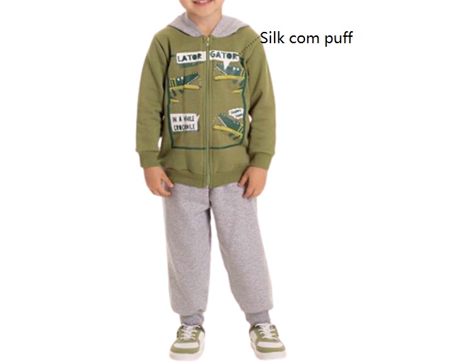 Conjunto Pimentinha Primeiros Passos Masculino Moletom Capuz