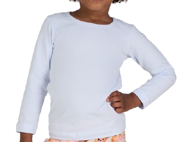 Blusa Viston Primeiros Passos Feminina Manga Longa Cotton