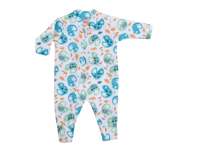 Macacão Seven Bebe Masculino Longo Soft Zíper S/pé