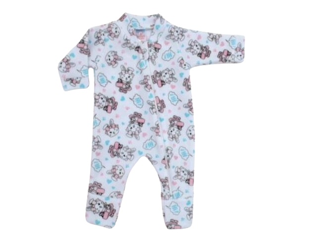 Macacão Seven Bebe Feminino Longo Soft Zíper S/pé