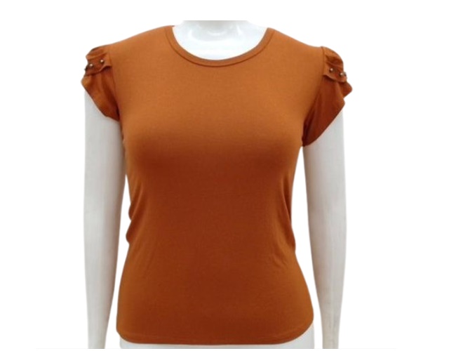 Blusa Armando Adulto Extra Grande Feminina Manga Curta Viscolycra