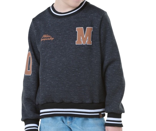 Blusa Mro Infantil Masculina Moletom Jet