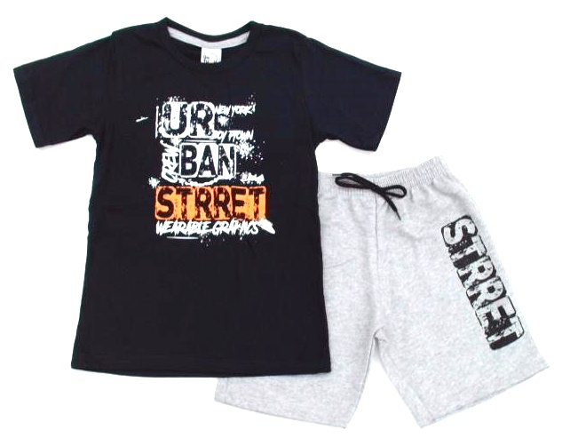 Conjunto Gatutty Infantil Masculino Manga Curta Malha