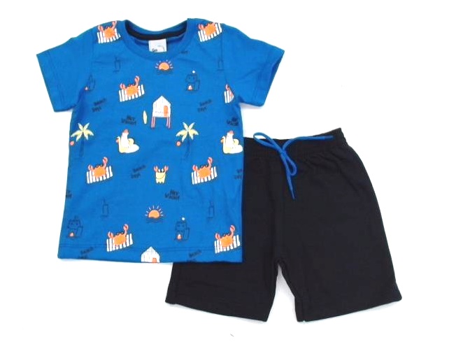 Conjunto Gatutty Primeiros Passos Masculino Manga Curta Malha