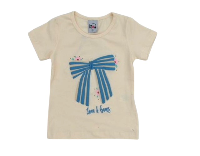 Blusa Gatutty Primeiros Passos Feminina Manga Curta Cotton