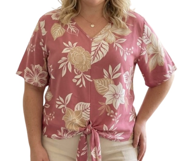 Blusa Armando Adulto Extra Grande Feminina Manga Curta Poliéster Estampada