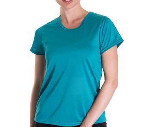 Blusa Sangos Adulto Feminina Manga Curta Dry Fit Furadinha