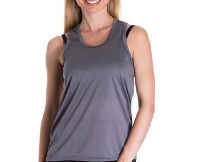 Blusa Sangos Adulto Feminina Regata Dry Fit Furadinha
