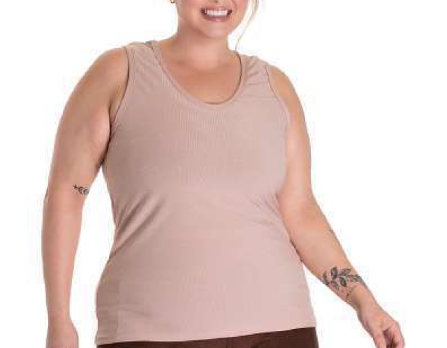 Blusa Sangosplus Adulto Extra Grande Feminina Regata Poliéster Trabalha