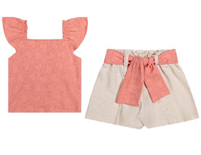 Conjunto Angero Juvenil Feminino Manga Japonesa Cotton Short