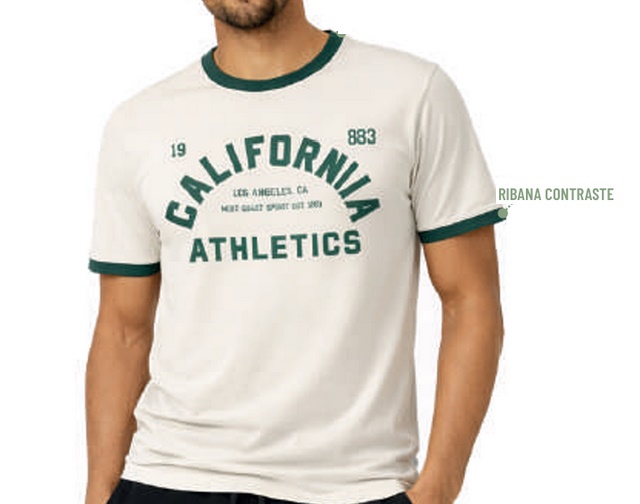 Camiseta Desayner Adulto Masculina Manga Curta Malha