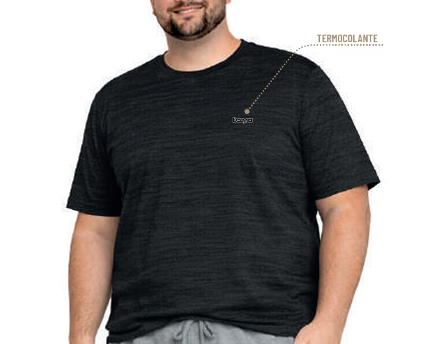 Camiseta Desayner Adulto Extra Grande Masculina Manga Curta Malha