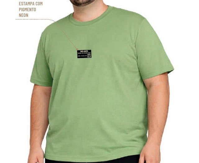 Camiseta Desayner Adulto Extra Grande Masculina Manga Curta Malha