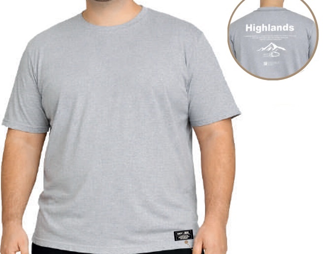 Camiseta Desayner Adulto Extra Grande Masculina Manga Curta Malha