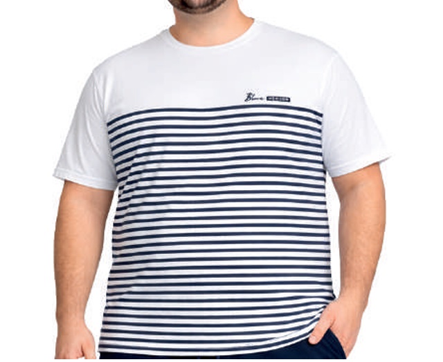 Camiseta Desayner Adulto Extra Grande Masculina Manga Curta Malha
