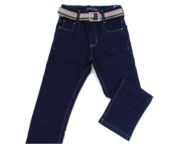 Calça Perbol Infantil Masculina Jeans Lycra Cinto