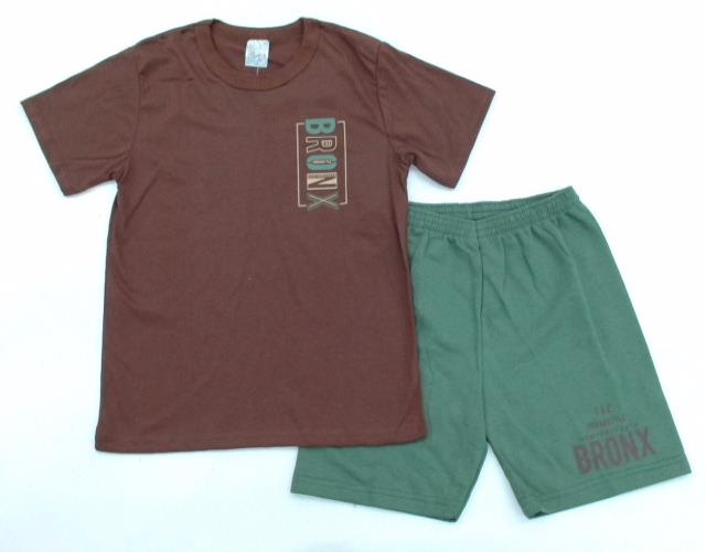 Conjunto Catolele Juvenil Masculino Manga Curta Malha