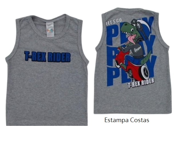 Regata Shumakids Primeiros Passos Masculina Malha