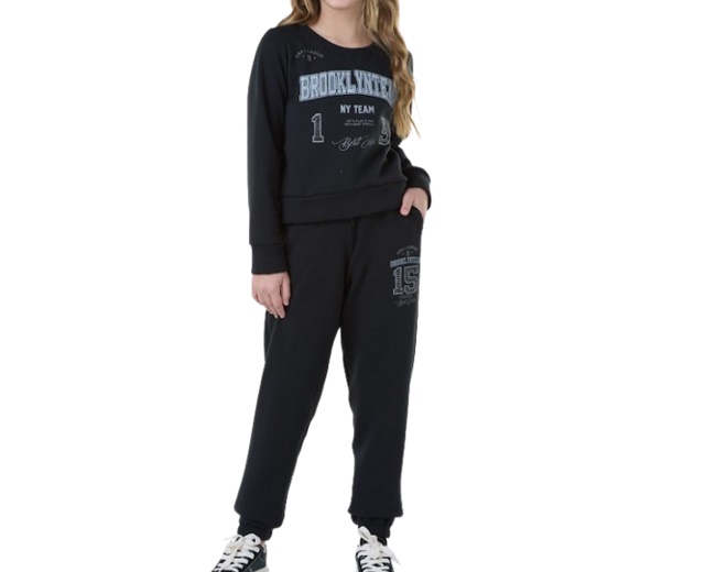 Conjunto Sweetchild Infantil Feminino Moletom Calça
