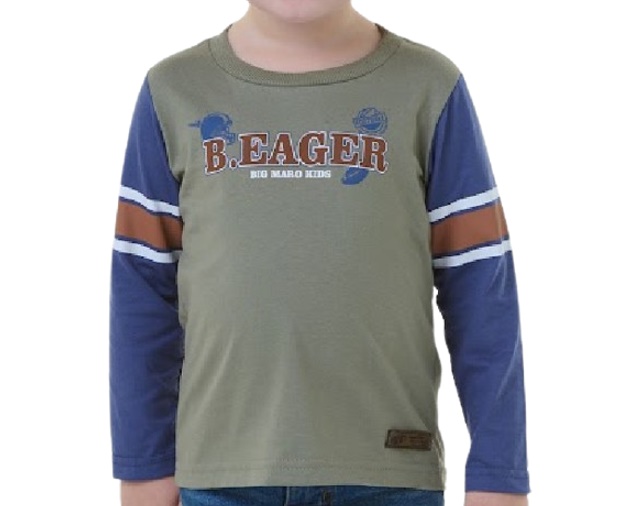 Camiseta Maro Primeiros Passos Masculina Manga Longa Malha