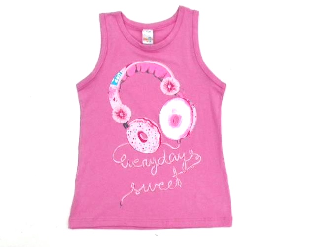 Blusa Shumakids Juvenil Feminina Regata Cotton