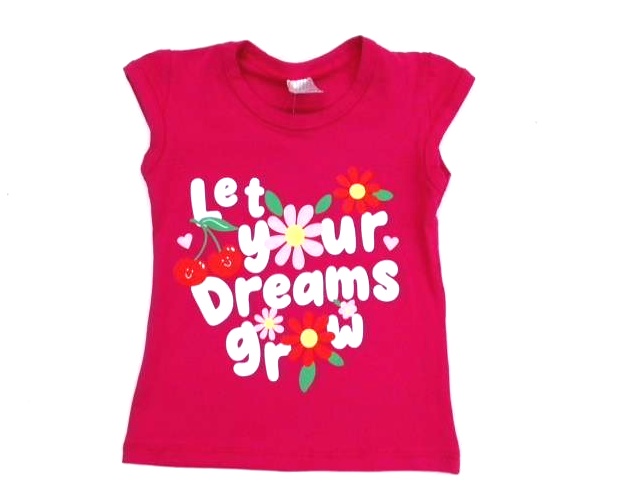 Blusa Shumakids Primeiros Passos Feminina Manga Japonesa Cotton