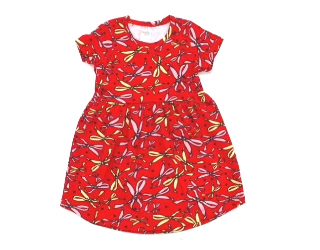 Vestido Shumakids Primeiros Passos Manga Curta Cotton Estampado