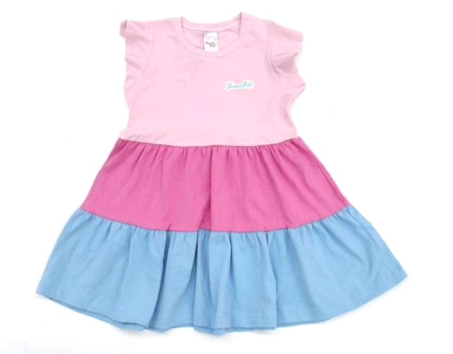 Vestido Shumakids Infantil Manga Japonesa Cotton