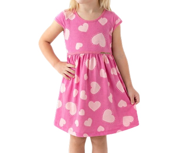 Vestido Wilbertex Infantil Manga Japonesa Malha Estampado