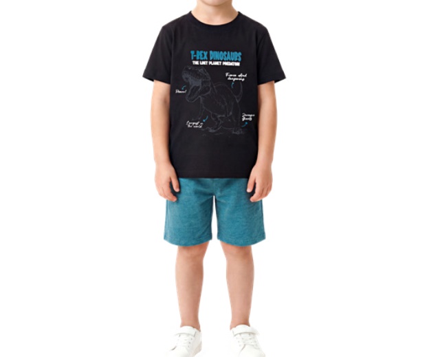 Conjunto Wkids Infantil Masculino Manga Curta Malha