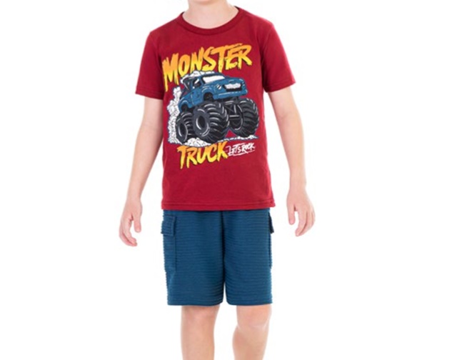 Conjunto Jaki Infantil Masculino Manga Curta Malha