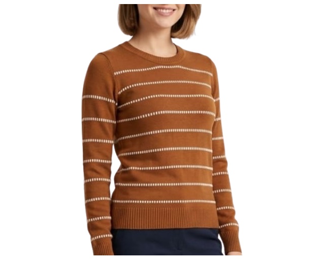 Blusa Zidara Adulto Feminina Lã/Acrílico Listrada