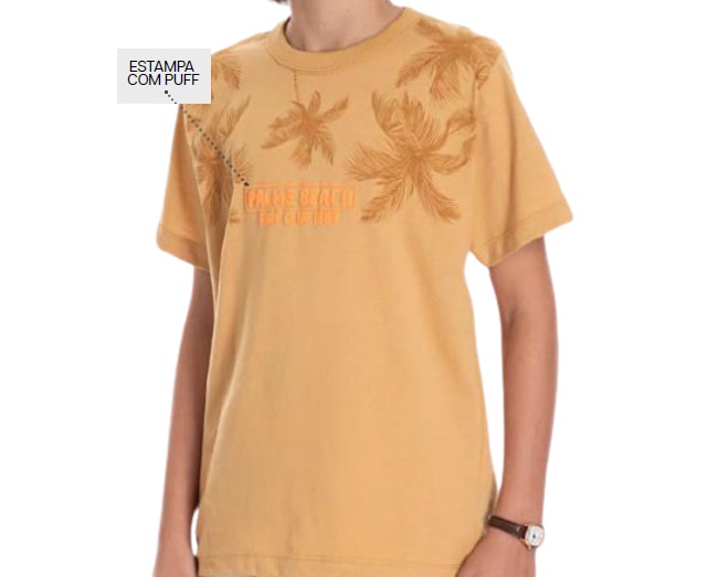 Camiseta Pk Juvenil Masculina Manga Curta Malha