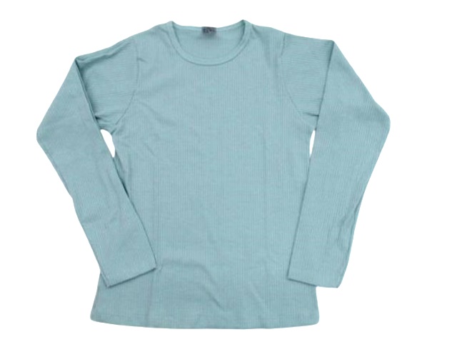 Blusa Pk Juvenil Feminina Manga Longa Malha Canelada