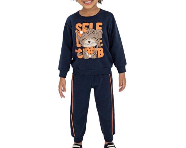 Conjunto Fashionk Primeiros Passos Feminino Moletom Calça