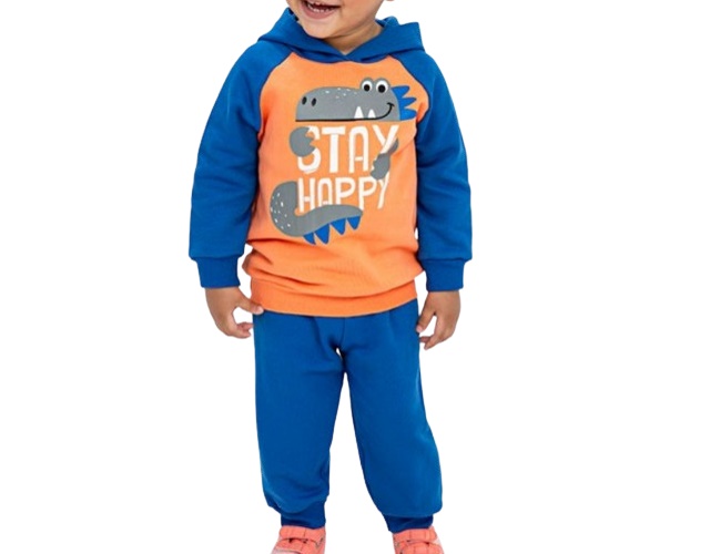 Conjunto Fashionk Bebe Masculino Moletom Capuz
